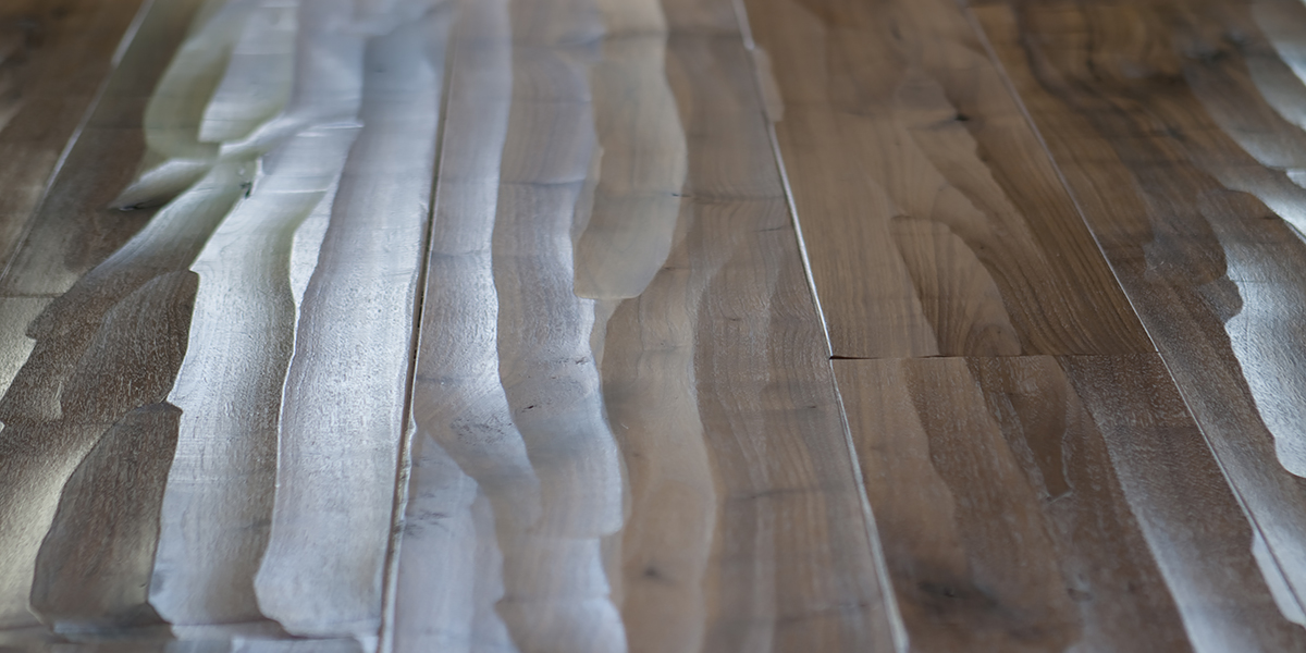 Ebony and Co Project - Hand Scraped Walnut Floor