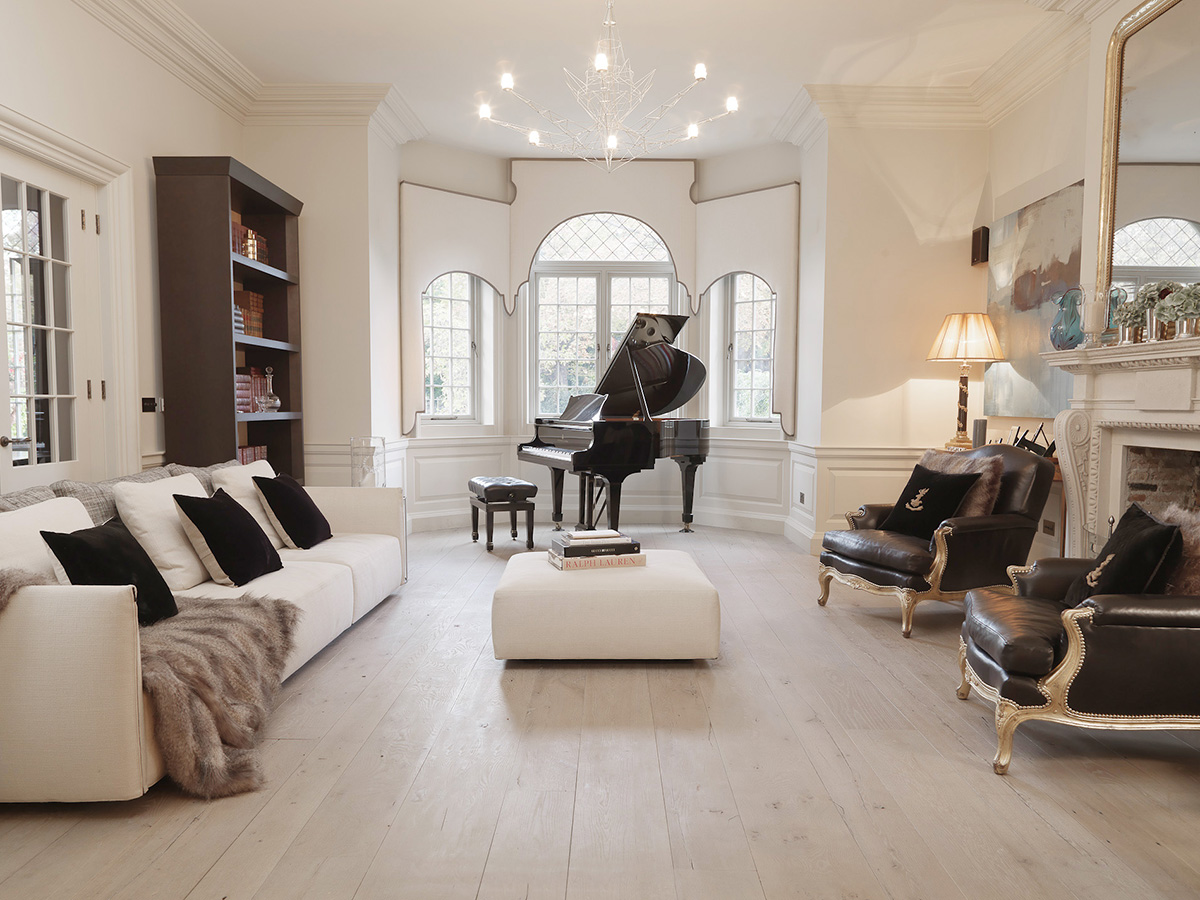 Ebony and Co project Antique American White Oak wide planks