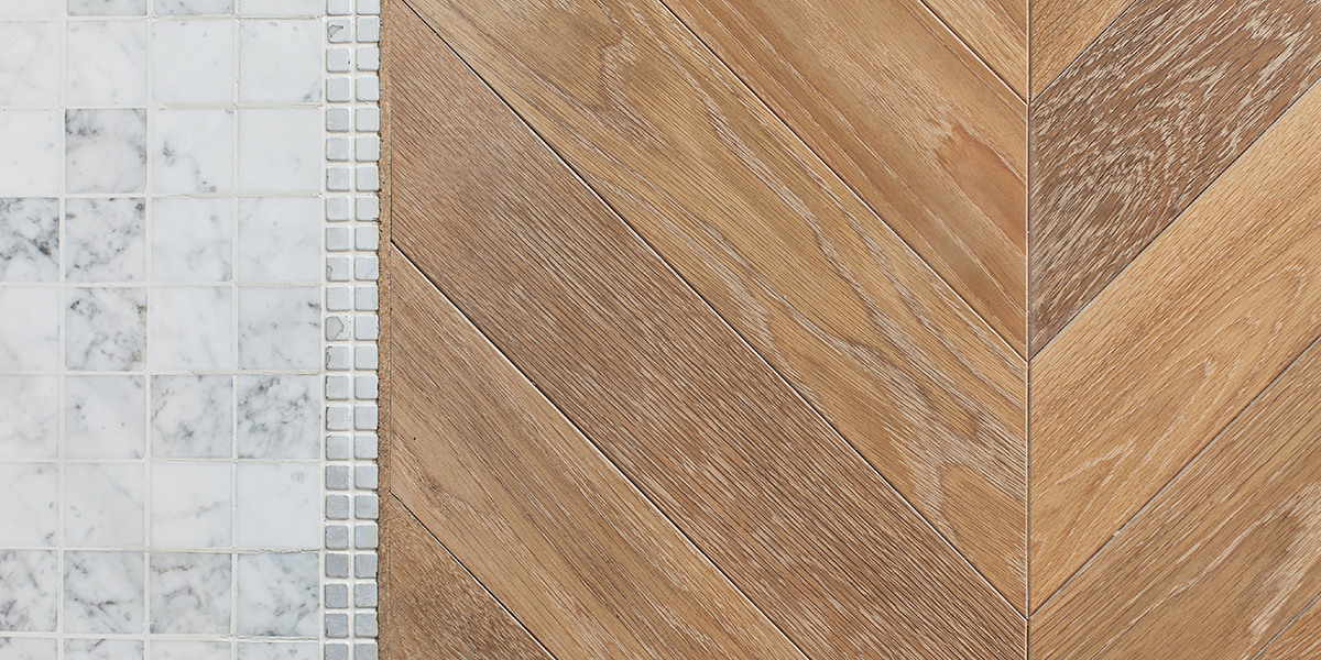 Ebony and Co Chevron American White Oak Select Grade