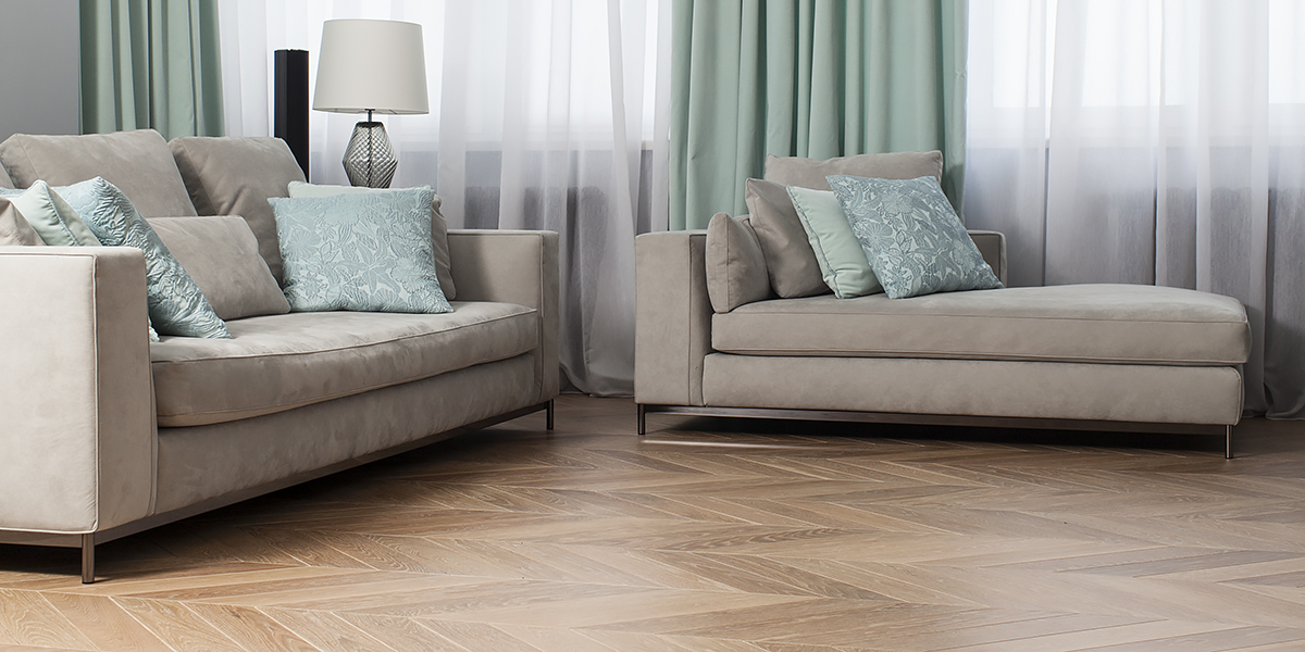 Ebony and Co Project Lobachevkogo House Chevron American White Oak