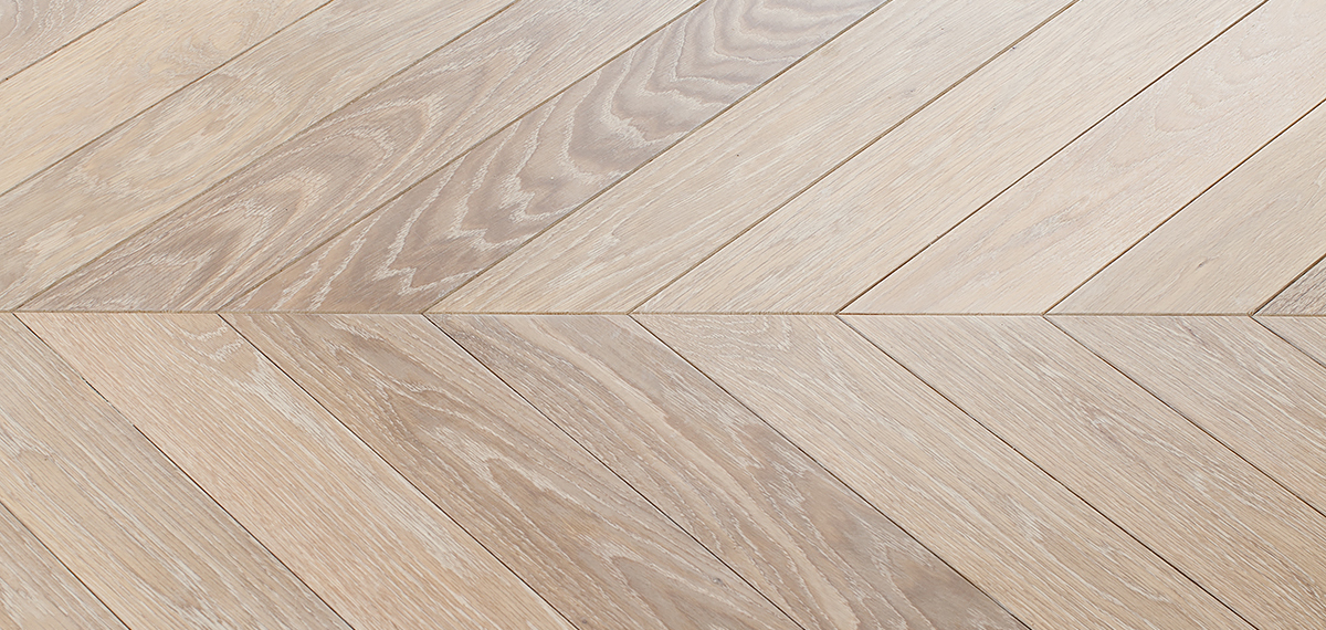 Ebony and Co Chevron American White Oak Select Grade