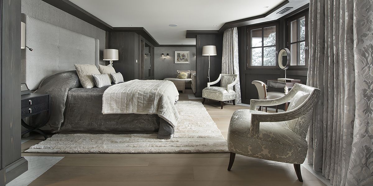 Ebony and Co project Chalet Le Coquelicot bedroom American White Oak Faded Silvergrey