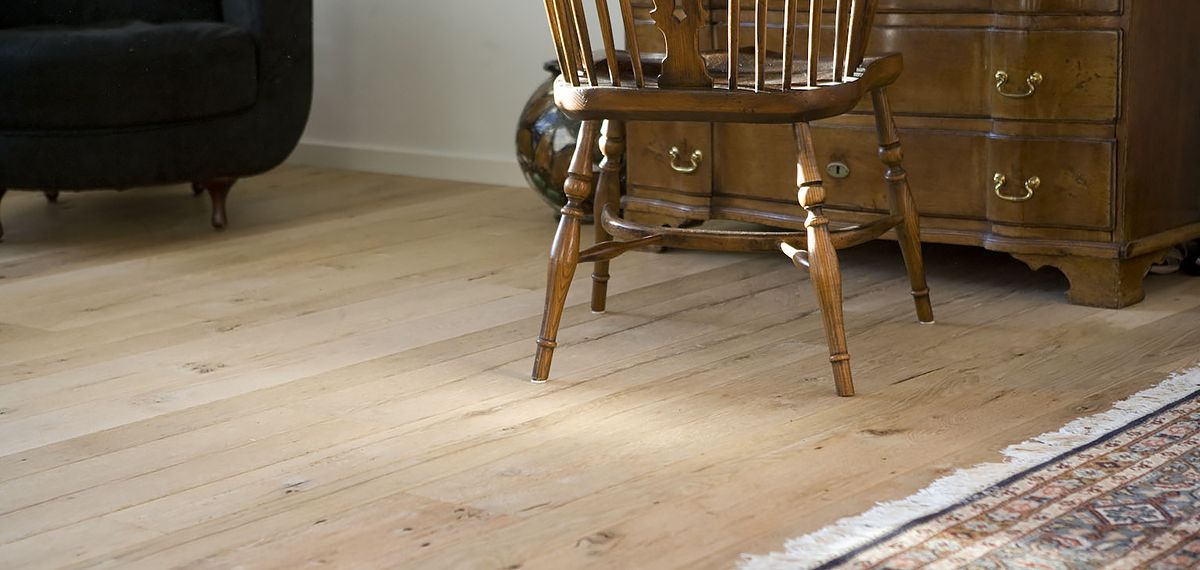 Ebony and Co wooden floor Solid Antique American White Oak